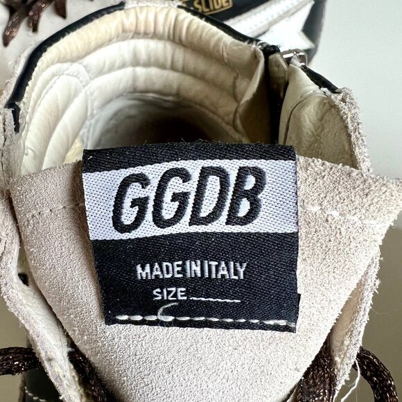 Size 42 GOLDEN GOOSE Francy Classic Slide High Top Sneakers - Picture 8 of 11
